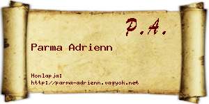 Parma Adrienn névjegykártya
